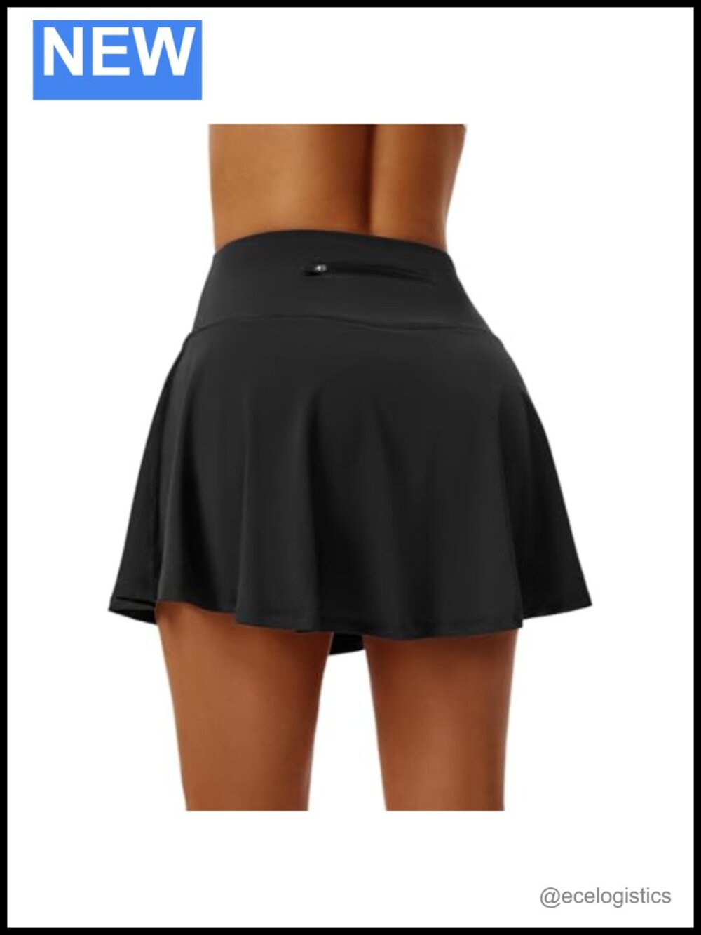 High Waist Pleated Tennis Skirt with Built-in Shorts 4 Pockets Athletic Golf